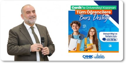 Canik Belediyesi’nin YKS Başvuru Desteği Hesaplarda